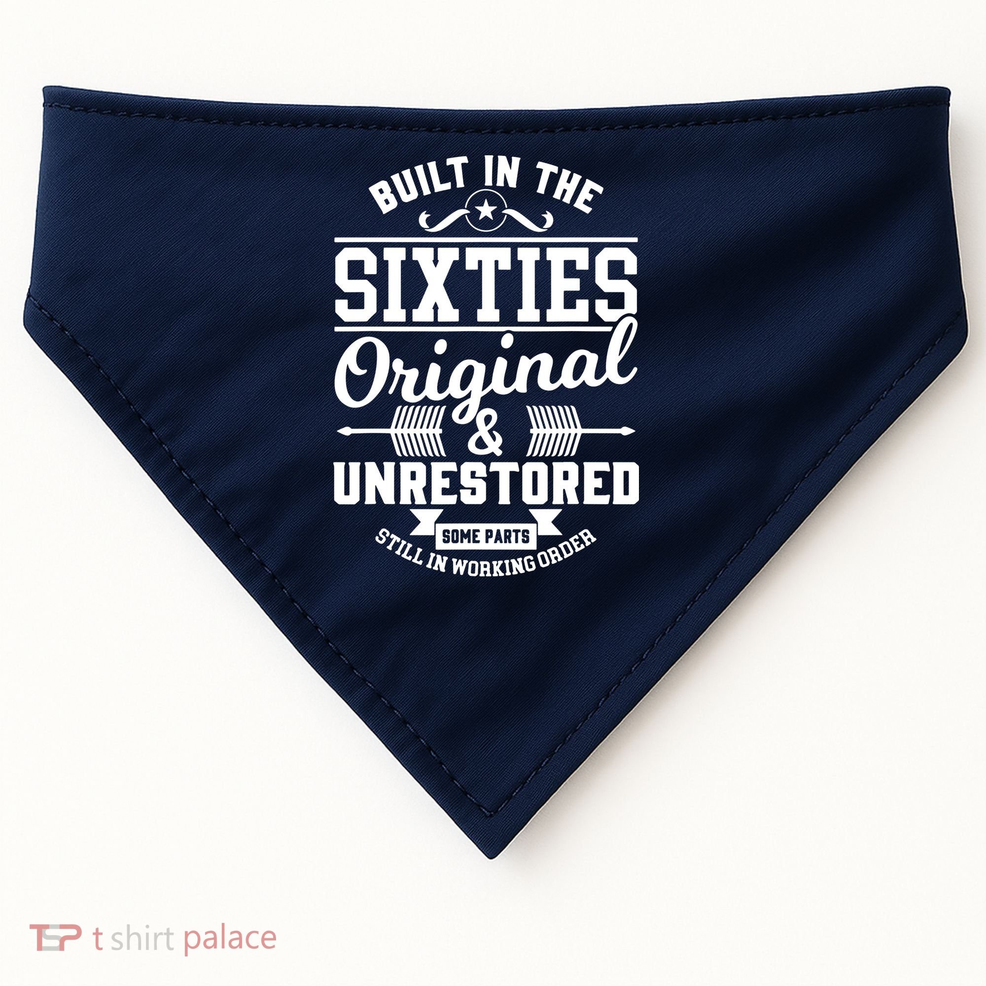 Built In The Sixties Original & Unrestored USA-Made Doggie Bandana