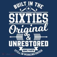 Built In The Sixties Original & Unrestored Button thumb 1
