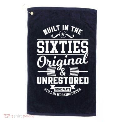 Built In The Sixties Original & Unrestored Golf Towel