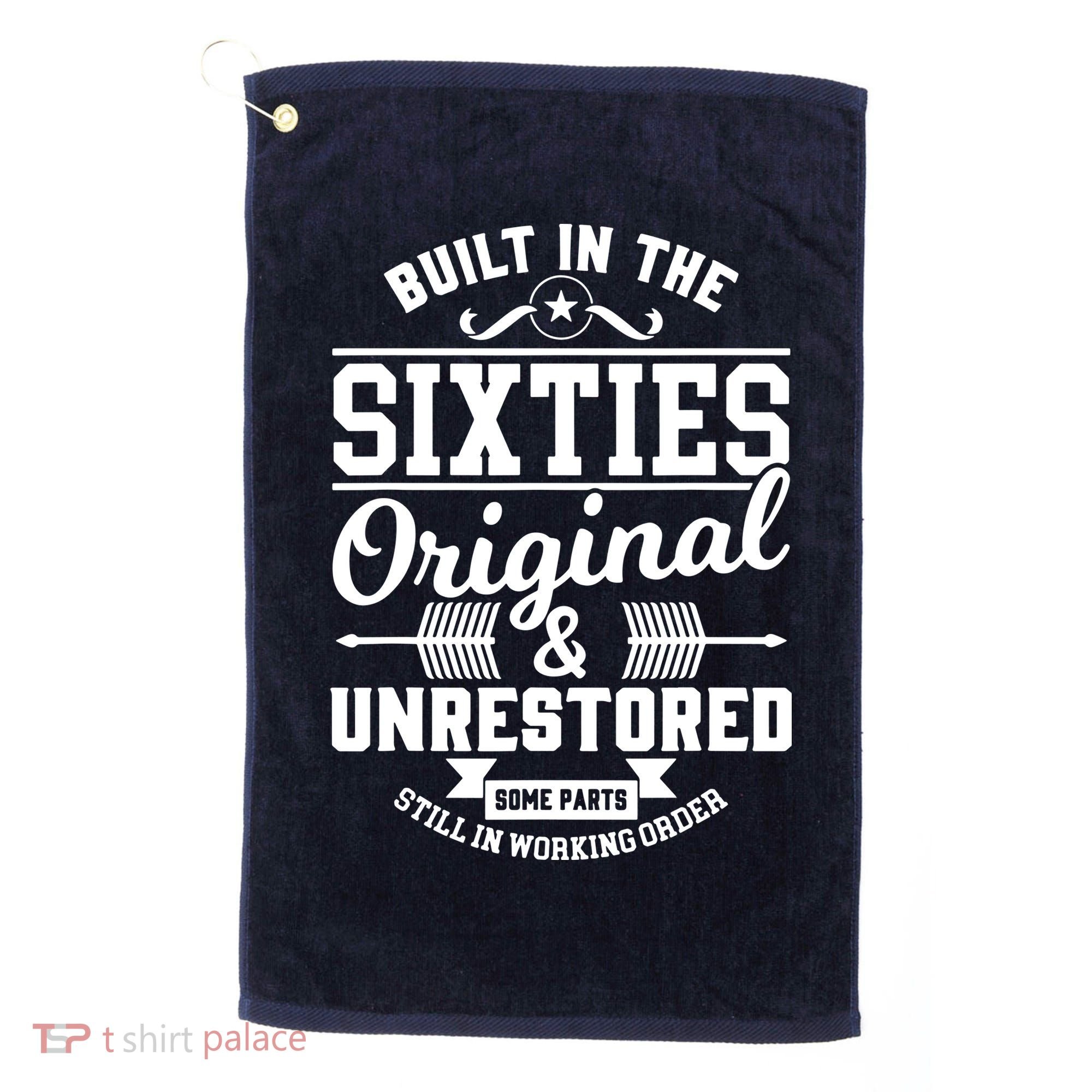 Built In The Sixties Original & Unrestored Golf Towel