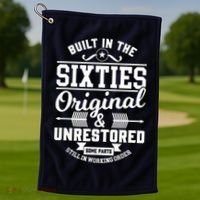 Built In The Sixties Original & Unrestored Golf Towel thumb 1