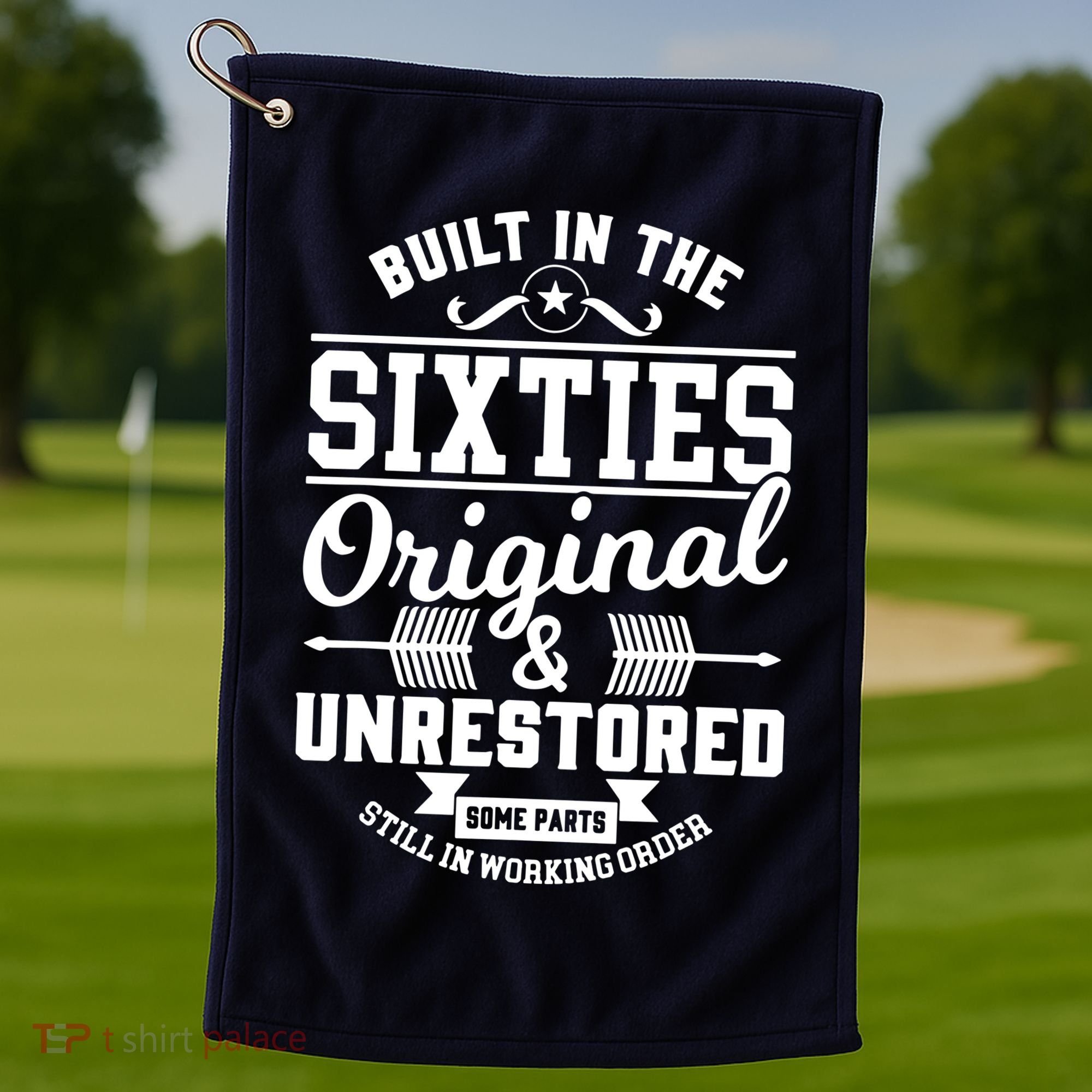 Built In The Sixties Original & Unrestored Golf Towel