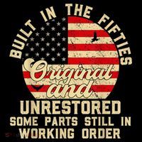 Built In The Fifties Original &Unrestored Born In The 1950s Coffee Mug thumb 5