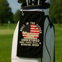 Built In The Fifties Original &Unrestored Born In The 1950s Golf Towel thumb 2
