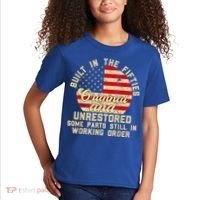 Built In The Fifties Original &Unrestored Born In The 1950s Kids T-Shirt thumb 2