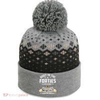Built In The Forties Built In The 40s Birthday The Baniff Cuffed Pom Beanie thumb 0