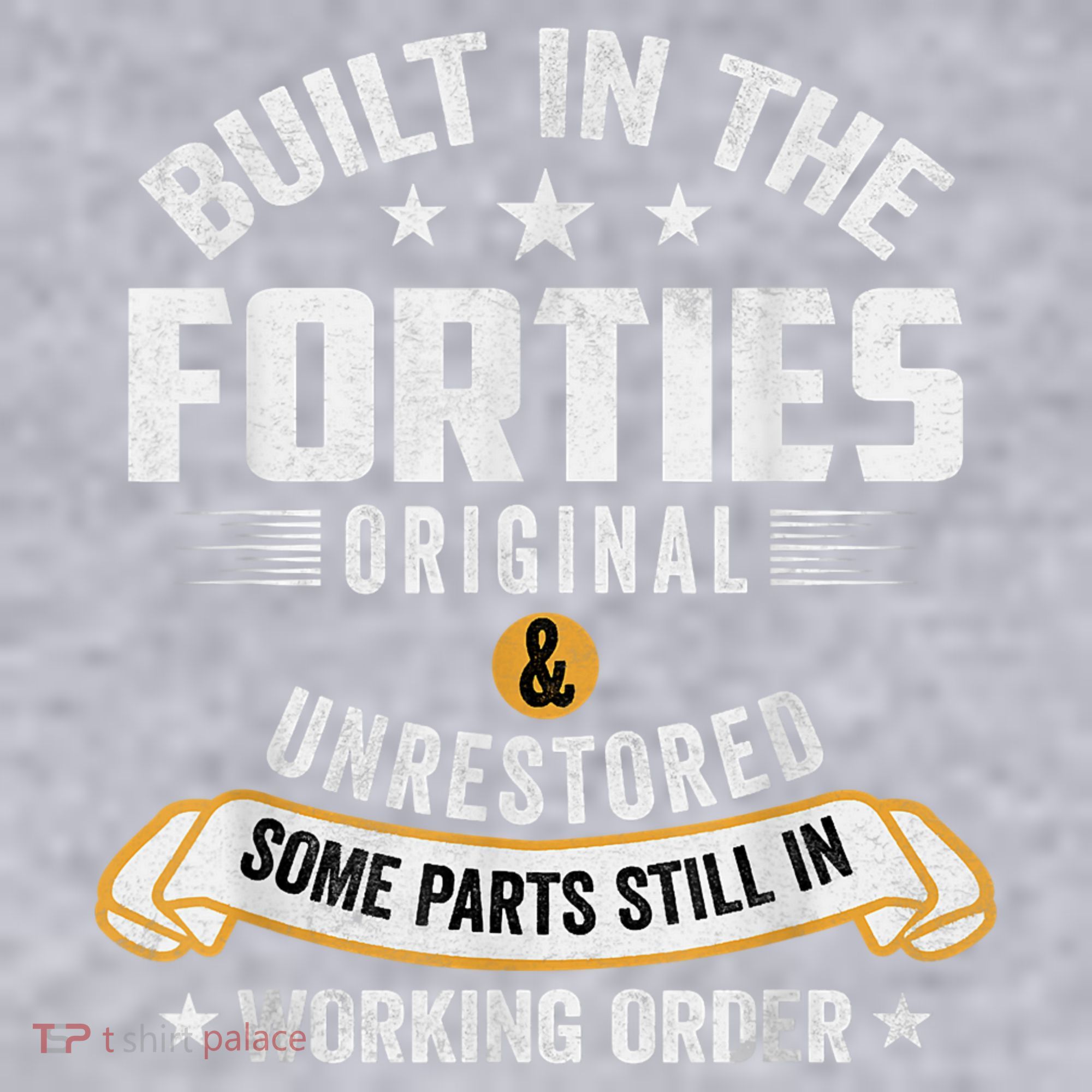 Built In The Forties Built In The 40s Birthday Women's Racerback Cropped Tank