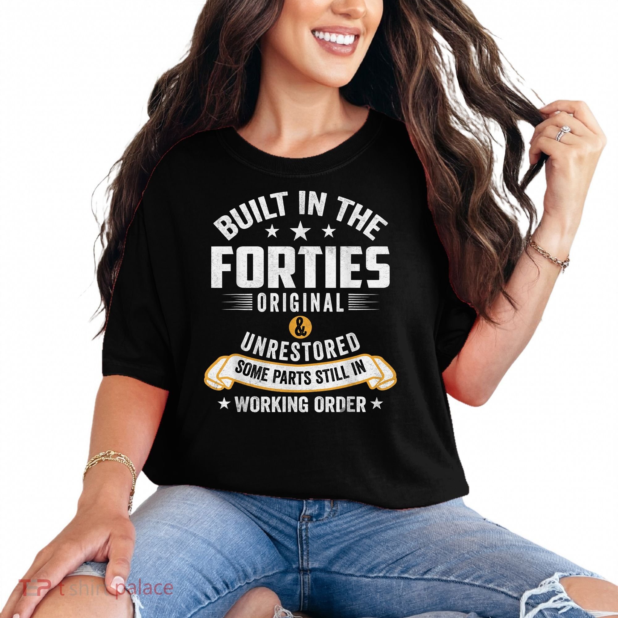 Built In The Forties Built In The 40s Birthday Comfort Colors T-Shirt
