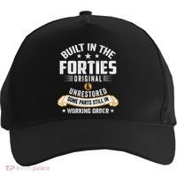 Built In The Forties Built In The 40s Birthday Five-Panel Snapback Cap thumb 0