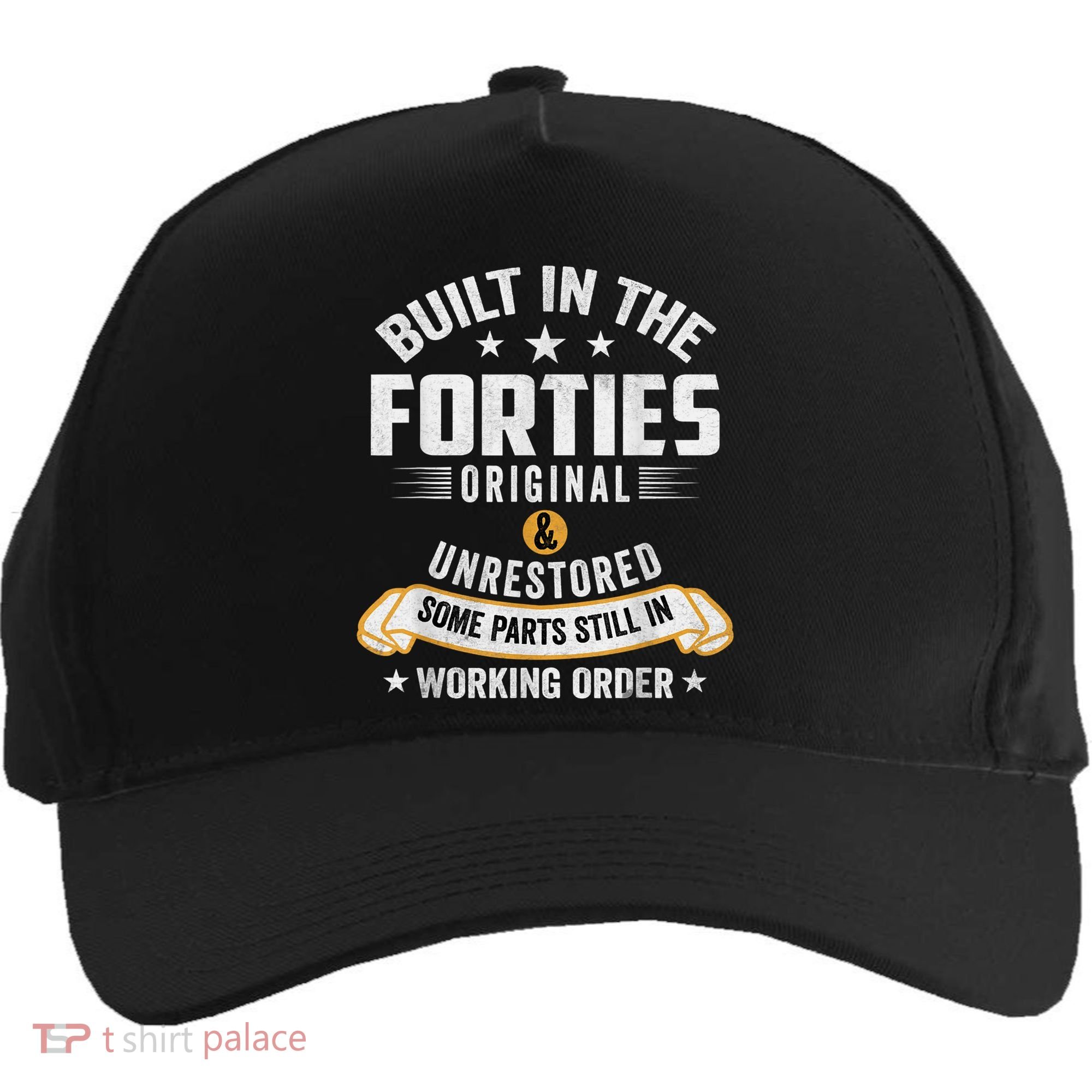 Built In The Forties Built In The 40s Birthday Five-Panel Snapback Cap