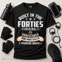 Built In The Forties Built In The 40s Birthday Cooling Performance Crew T-Shirt thumb 3