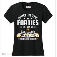 Built In The Forties Built In The 40s Birthday Women's Cooling Performance Crew T-Shirt thumb 0