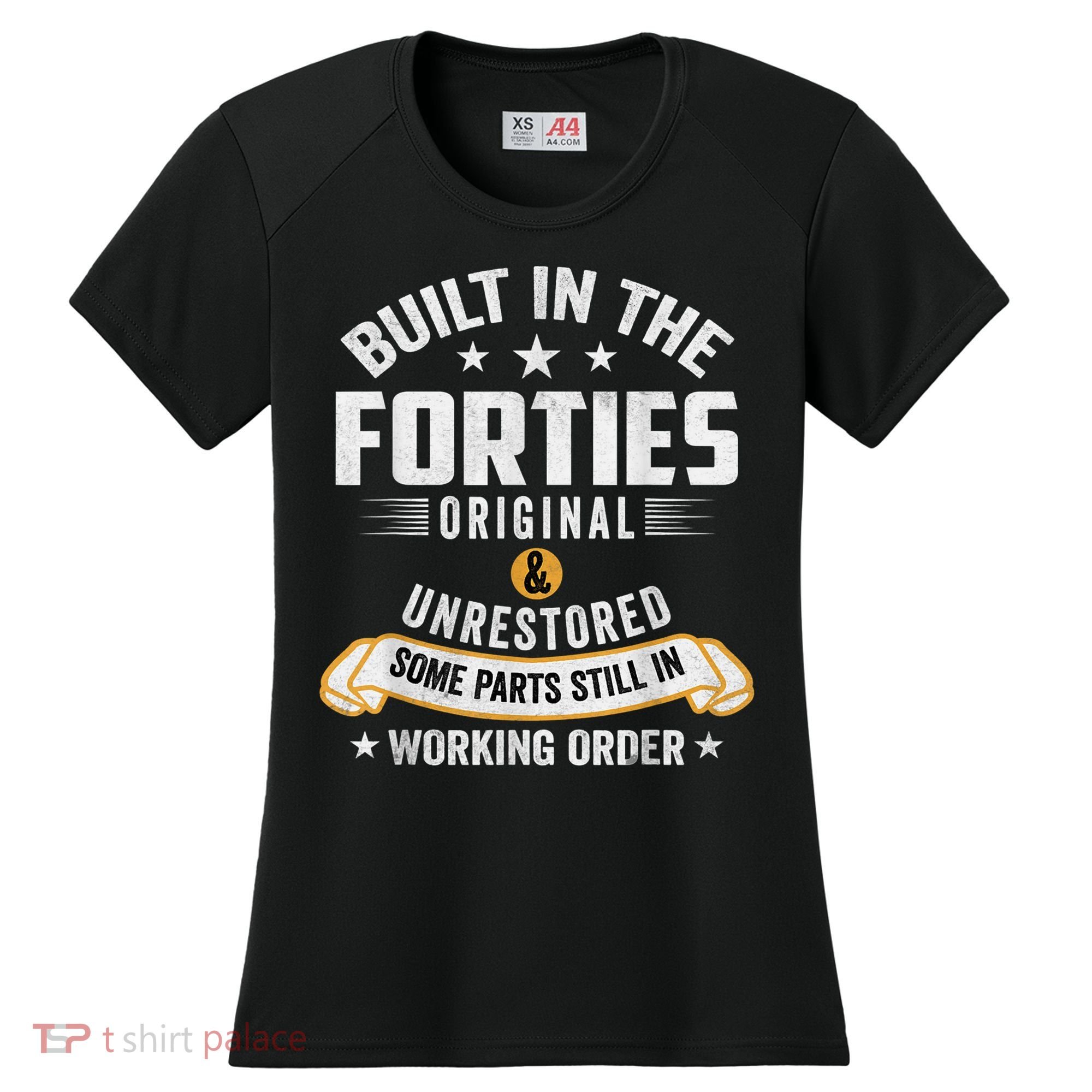Built In The Forties Built In The 40s Birthday Women's Cooling Performance Crew T-Shirt