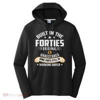 Built In The Forties Built In The 40s Birthday Performance Fleece Hoodie thumb 0