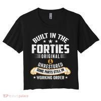 Built In The Forties Built In The 40s Birthday Women's Crop Top Tee thumb 0
