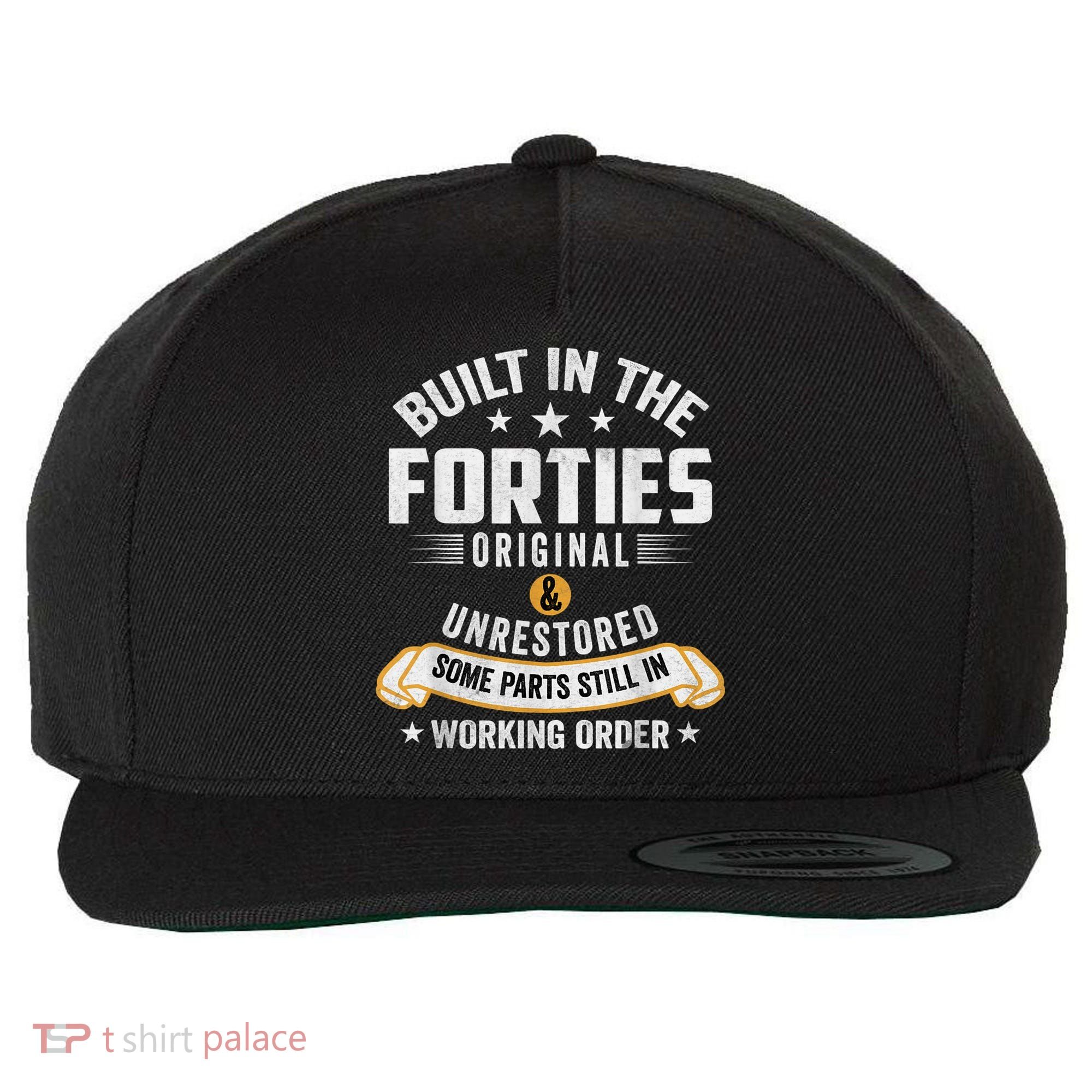 Built In The Forties Built In The 40s Birthday Wool Snapback Cap