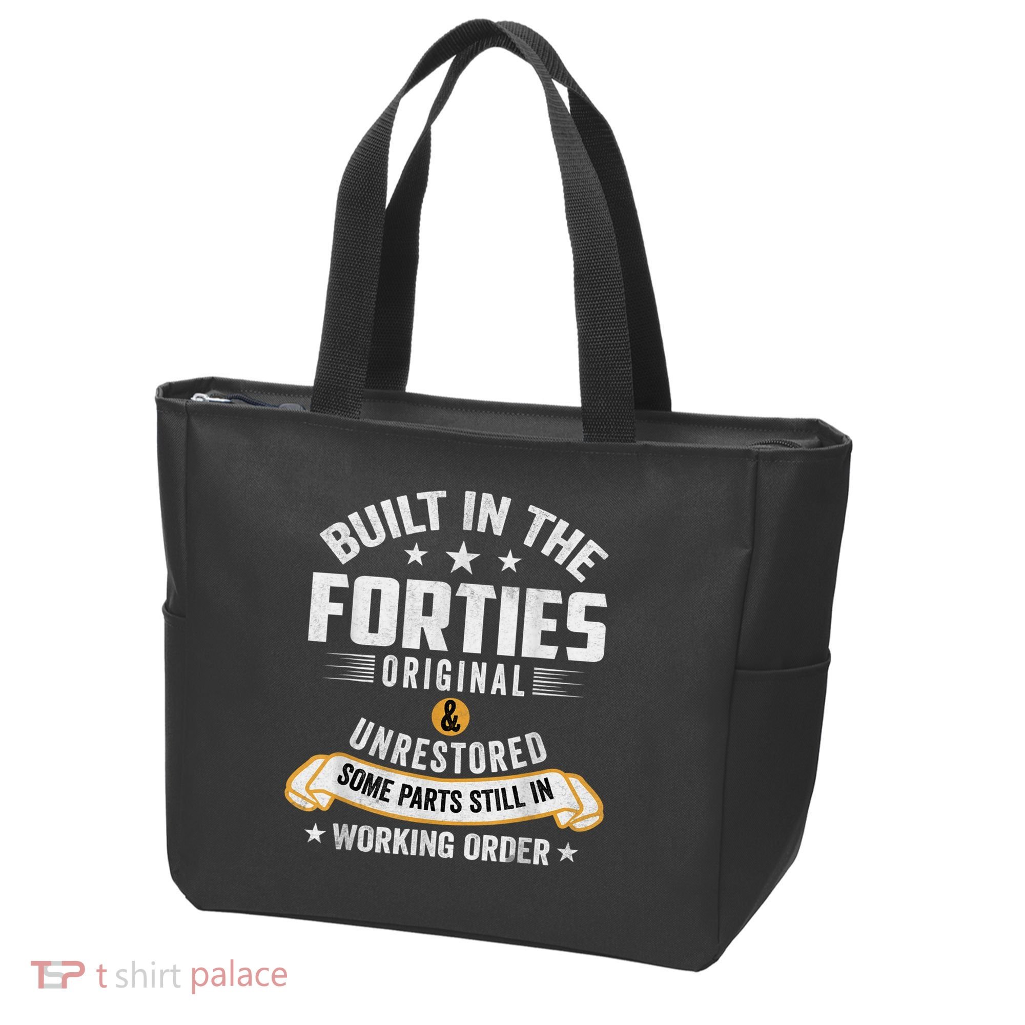 Built In The Forties Built In The 40s Birthday Tote Bag