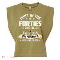 Built In The Forties Built In The 40s Birthday Garment-Dyed Women's Muscle Tee thumb 0