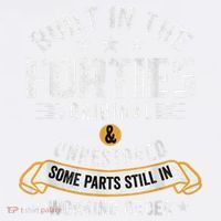 Built In The Forties Built In The 40s Birthday Garment-Dyed Sweatshirt thumb 2