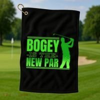 Bogey Is The New Par Golf Golf Towel thumb 1