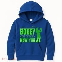 Bogey Is The New Par Golf Kids Hoodie thumb 0