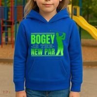 Bogey Is The New Par Golf Kids Hoodie thumb 3