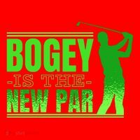 Bogey Is The New Par Golf Santa Hat thumb 1