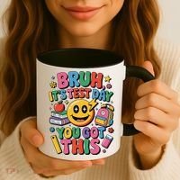Bruh Its Test Day You Got This Motivational School Test Day Coffee Mug thumb 3