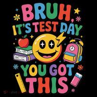 Bruh Its Test Day You Got This Motivational School Test Day Coffee Mug thumb 5