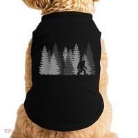 Bigfoot In The Forest Sasquatch Yeti Doggie Tank thumb 0