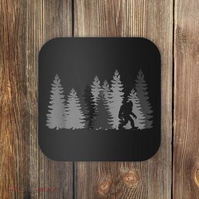 Bigfoot In The Forest Sasquatch Yeti Coaster