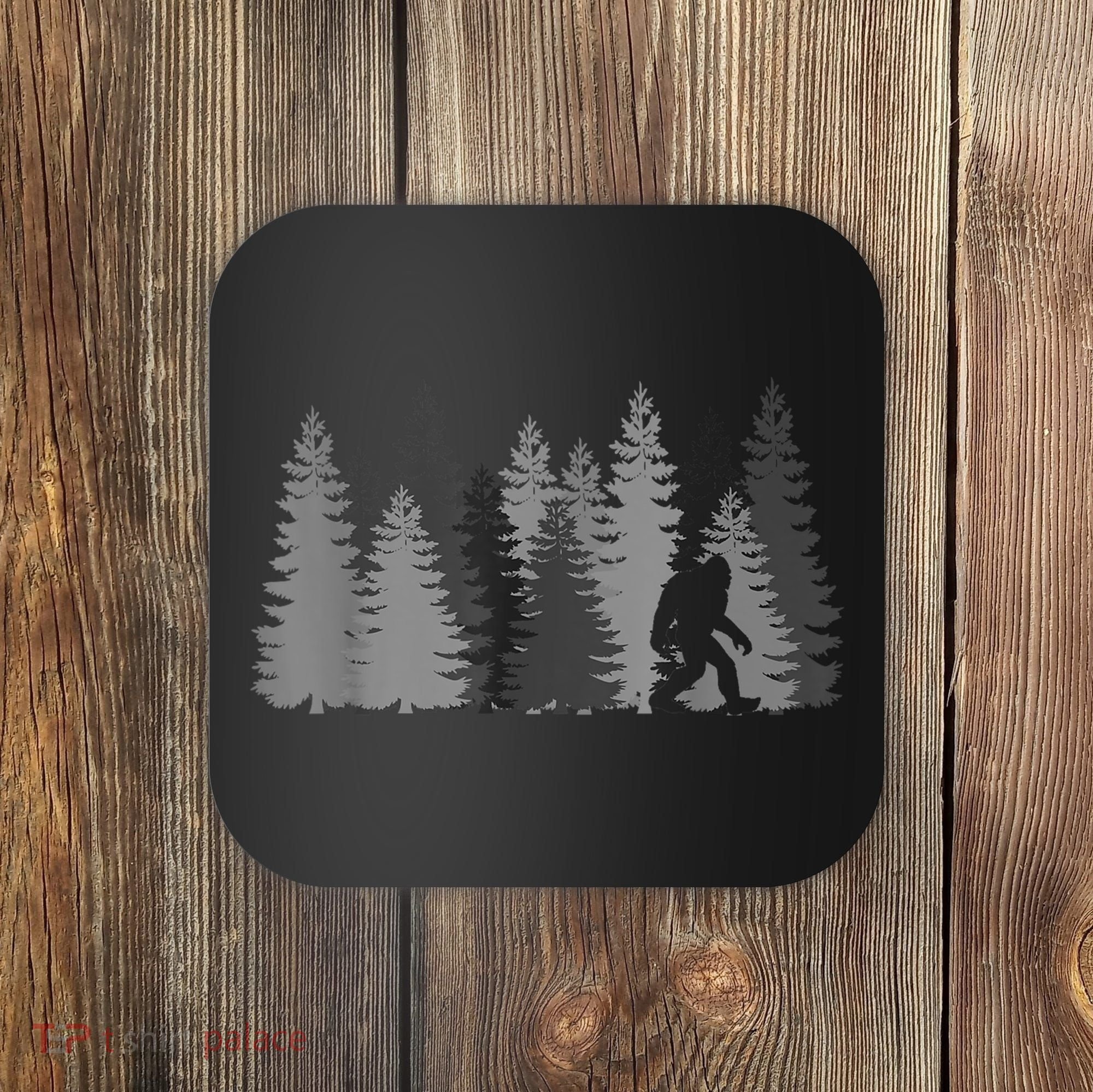 Bigfoot In The Forest Sasquatch Yeti Coaster