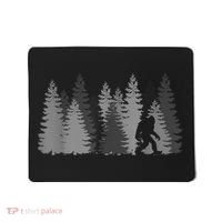 Bigfoot In The Forest Sasquatch Yeti Mousepad thumb 0