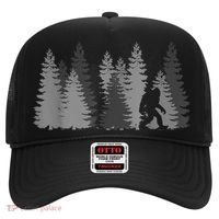 Bigfoot In The Forest Sasquatch Yeti Hat thumb 0