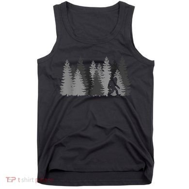 Bigfoot In The Forest Sasquatch Yeti Tank Top
