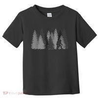 Bigfoot In The Forest Sasquatch Yeti Toddler T-Shirt thumb 0