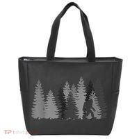 Bigfoot In The Forest Sasquatch Yeti Tote Bag thumb 0
