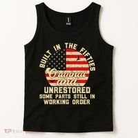 Built In The Fifties Original &Unrestored Born In The 1950s Tank Top thumb 2
