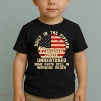 Built In The Fifties Original &Unrestored Born In The 1950s Toddler T-Shirt thumb 2