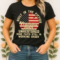 Built In The Fifties Original &Unrestored Born In The 1950s Women's T-Shirt thumb 2