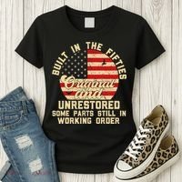 Built In The Fifties Original &Unrestored Born In The 1950s Women's T-Shirt thumb 3