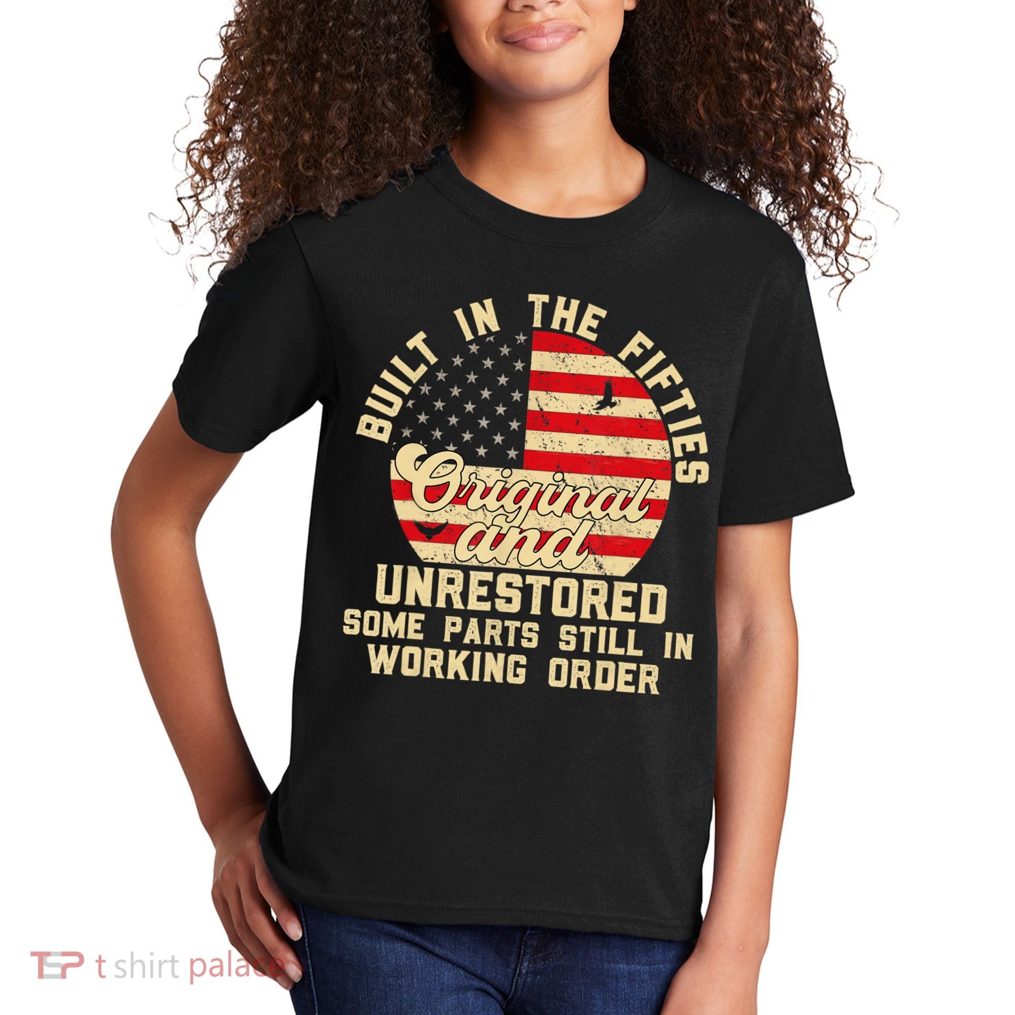 Built In The Fifties Original &Unrestored Born In The 1950s Kids T-Shirt