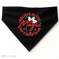 Believe In The Magic Of Christmas USA-Made Doggie Bandana thumb 0