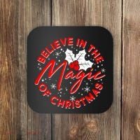 Believe In The Magic Of Christmas Coaster thumb 0