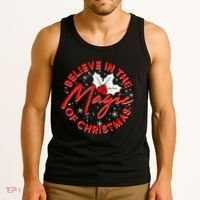 Believe In The Magic Of Christmas Tank Top thumb 3