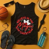 Believe In The Magic Of Christmas Tank Top thumb 4