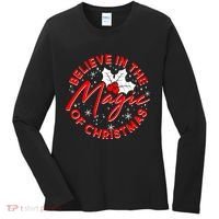 Believe In The Magic Of Christmas Women's Long Sleeve Shirt thumb 0