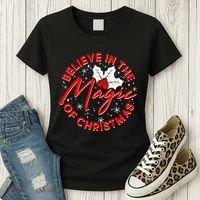 Believe In The Magic Of Christmas Women's T-Shirt thumb 3