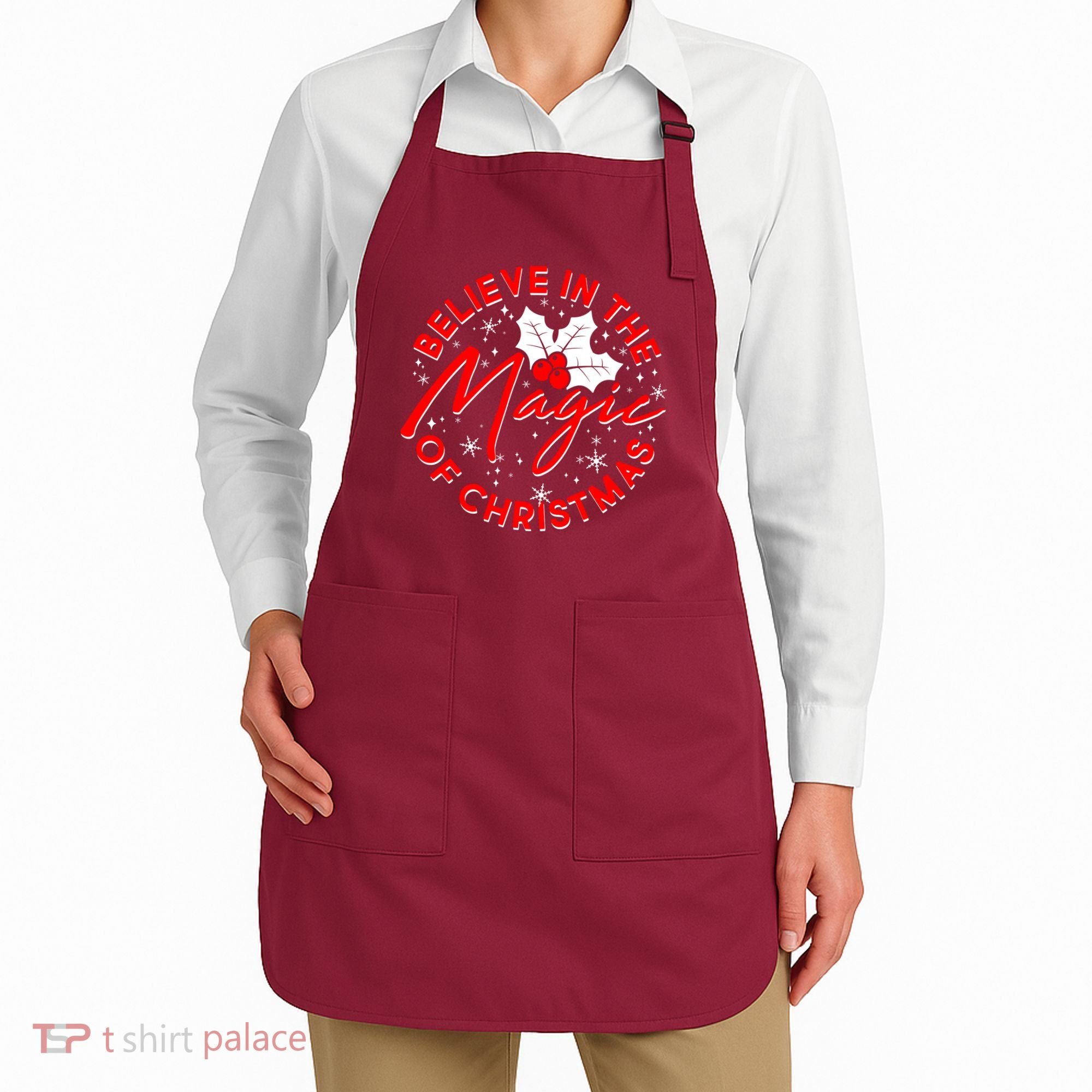 Believe In The Magic Of Christmas Apron