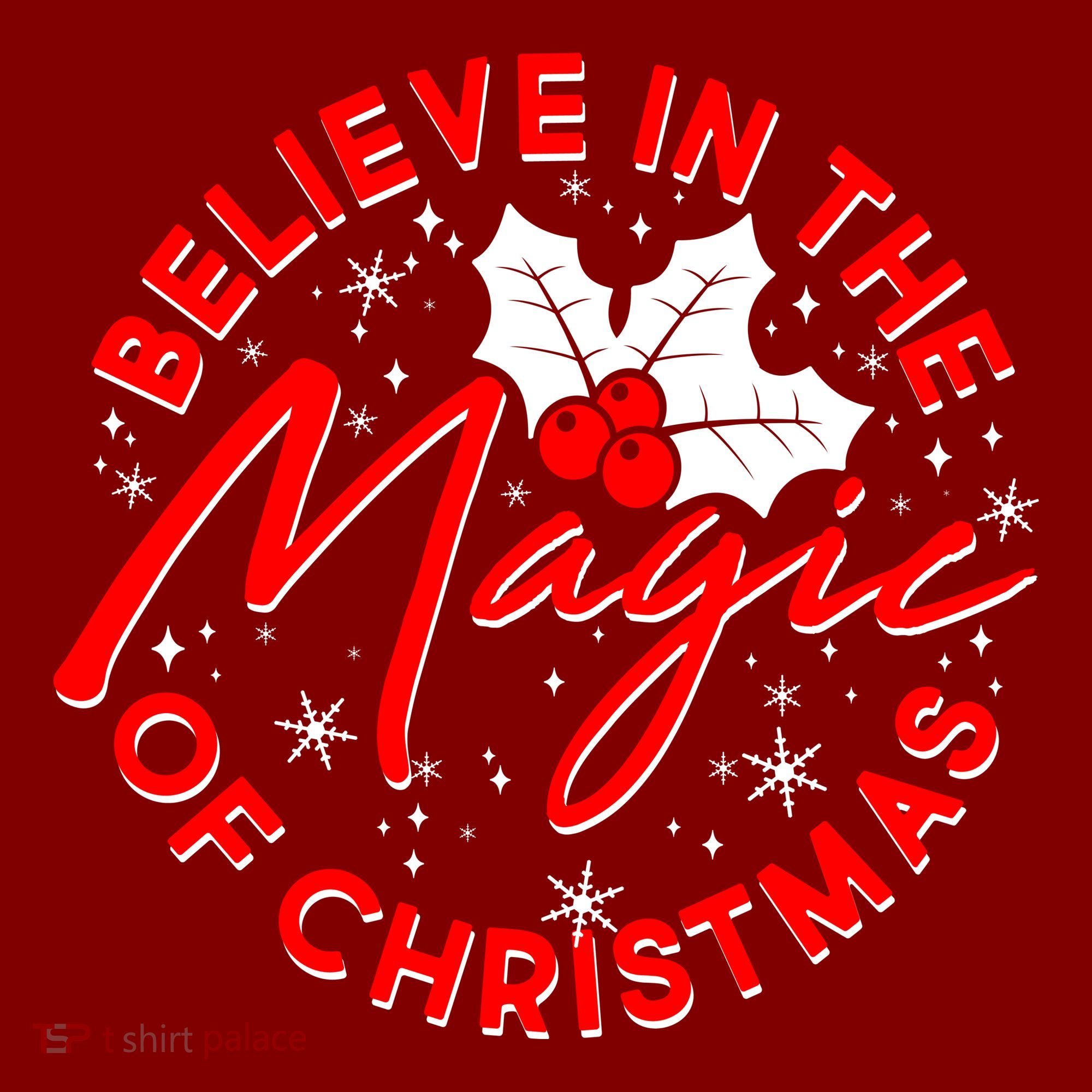 Believe In The Magic Of Christmas Baby Bodysuit